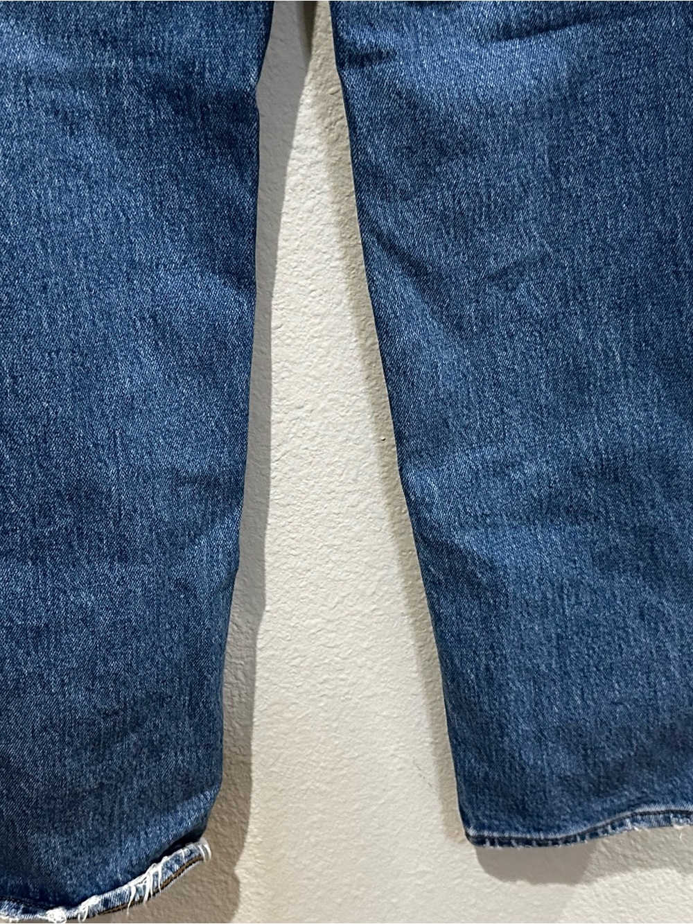 Madewell Dark Blue High-Rise Straight Jeans - Picture 8 of 8